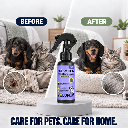 100ml Pet Flea & Tick Care Spray for Dogs & Cats, Rosemary-Scented Grooming Mist with Botanical Extracts, Daily Coat Refresh & Seasonal Pest Care
